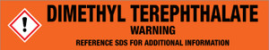 Dimethyl Terephthalate [CAS# 120-61-6] - GHS Pipe Marking Label