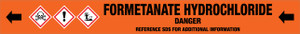 Formetanate Hydrochloride [CAS# 23422-53-9] - GHS Pipe Marking Label