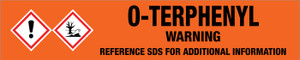 O-Terphenyl [CAS# 84-15-1] - GHS Pipe Marking Label
