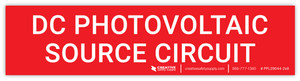 DC Photovoltaic Source Circuit - Arc Flash Label