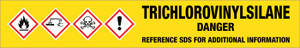 Trichlorovinylsilane [CAS# 75-94-5] - GHS Pipe Marking Label