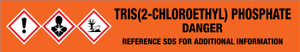 Tris(2-Chloroethyl) Phosphate [CAS# 115-96-8] - GHS Pipe Marking Label