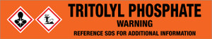 Tritolyl Phosphate [CAS# 1330-78-5] - GHS Pipe Marking Label