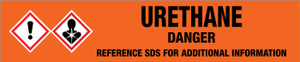 Urethane [CAS# 51-79-6] - GHS Pipe Marking Label