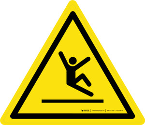 Slippery Surface Warning - ISO Floor Sign