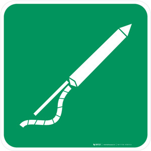 Line-Throwing Appliance Safe Condition - ISO Floor Sign