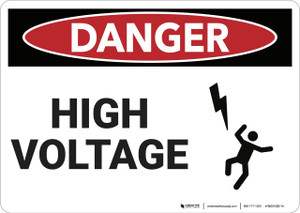 Danger: High Voltage - Wall Sign