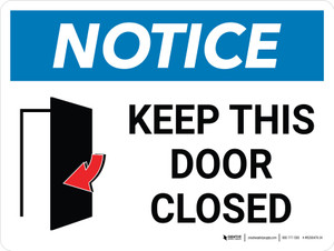 Keep Doors Closed Signs Door Gate Signs All At Best Prices Sku S 1004 Keep Door Closed Sign Gate Signs Closed Doors