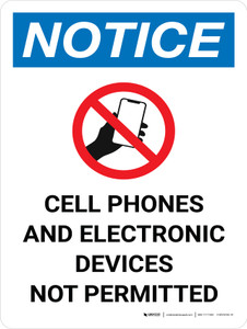 no personal electronic devices