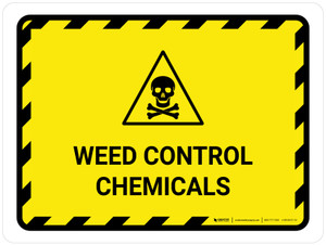 Weed Control Chemicals Landscape - Wall Sign