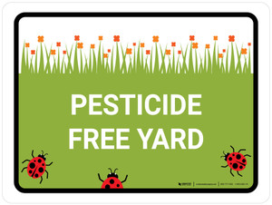 Pesticide Free Yard Landscape - Wall Sign