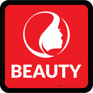 Bauty with Icon Square - Floor Sign