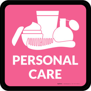 Personal Care with Icon Square - Floor Sign