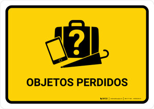 Lost And Found Yellow Spanish Landscape - Wall Sign