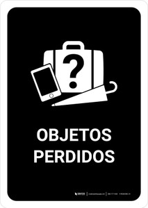 Lost And Found Black Spanish Portrait - Wall Sign