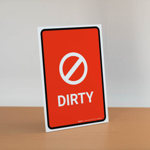 Dirty with Icon Portrait - Desktop Sign