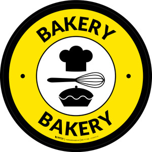 Bakery Retail Circle - Floor Sign