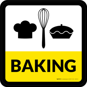 Baking Retail Square - Floor Sign