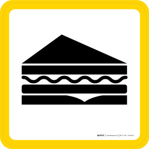 Deli Graphic Square - Floor Sign