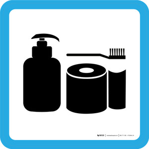 Personal Care Graphic Retail Square - Floor Sign