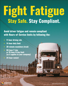 Fight Driver - Stay Safe/Stay Compliant - Poster