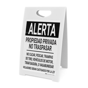 Security Notice: Video Surveillance No Dumping Portrait - A-Frame Sign