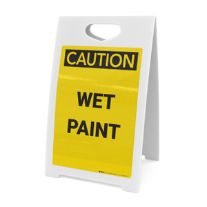 Caution: Wet Paint - Portrait A-Frame Sign