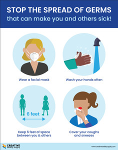 Stop The Spread Of Germs That Can Make You And Others Sick - Poster