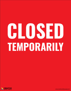 Closed Temporarily - Poster