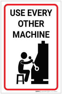 Use Every Other Machine Portrait - Label