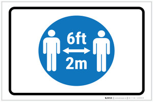 6Ft-2M With Icon Landscape - Label