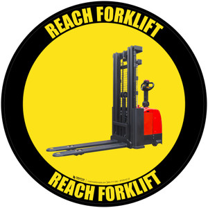 Reach Forklift - Floor Sign