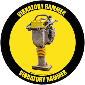 Vibratory Rammer - Floor Sign