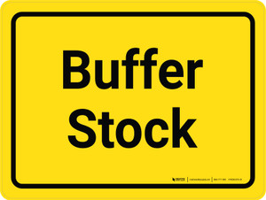 Buffer Stock Yellow Landscape - Wall Sign