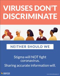 Viruses Don't Discriminate Neither Should We - Poster