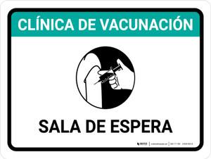 Vaccination Clinic: Waiting Area Green Spanish Landscape - Wall Sign