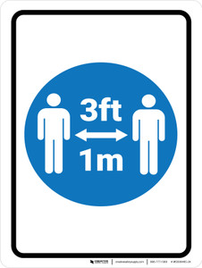 3Ft-2M With Icon Portrait - Wall Sign