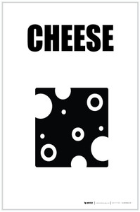 Cheese with Icon Portrait - Label