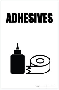 Adhesives with Icon Portrait - Label