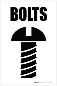 Bolts with Icon Portrait - Label