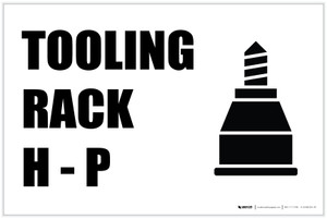 Tooling Rack H-P with Icon Landscape - Label