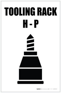 Tooling Rack H-P with Icon Portrait - Label