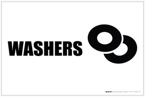 Washers with Icon Landscape - Label