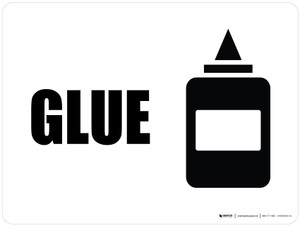 Glue with Icon Landscape - Wall Sign