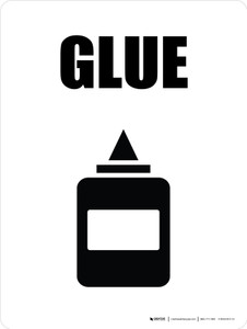 Glue with Icon Portrait - Wall Sign
