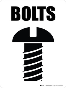 Bolts with Icon Portrait - Wall Sign
