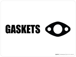 Gaskets with Icon Landscape - Wall Sign