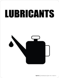 Lubricants with Icon Portrait - Wall Sign