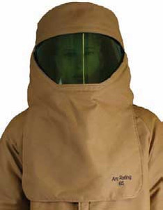 100 cal HRC 4 FR Hood w Shield in Kevlar 100 cal HRC 4 FR Hood w Shield in Kevlar
