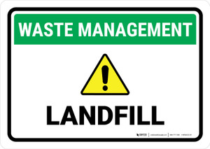 Waste Management: Landfill Landscape - Wall Sign